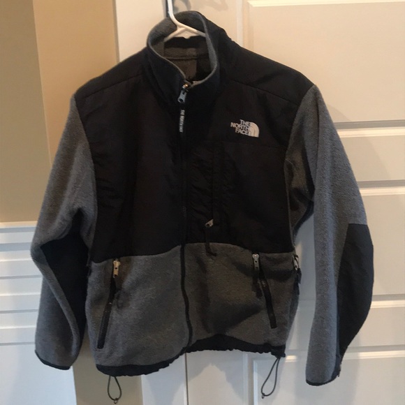 Grey/black north face fleece zip up - Picture 1 of 3
